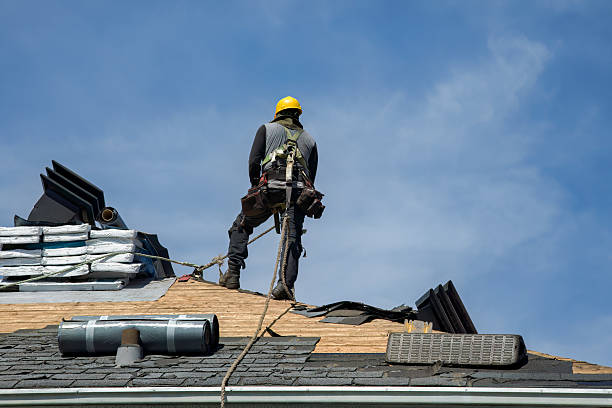 Professional Gutter Installation technician working in Helena, MT